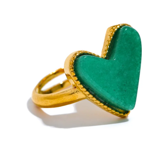 Milly Ring Groen / Goud