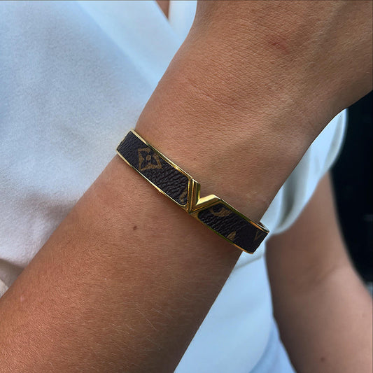 LoÏs Armband Goud/Bruin