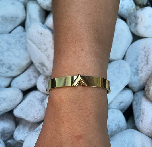 V Armband Goud